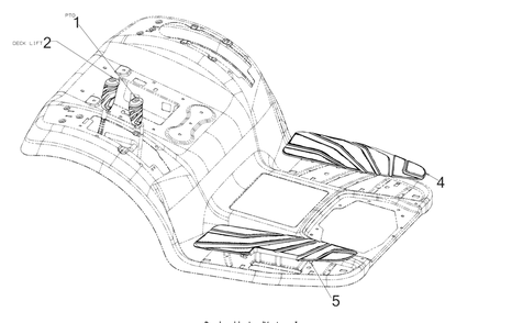 Grip And Footpads Diagram and Parts List for XT1-LT46KH (13APA9TTA10)(2023) Cub Cadet Lawn Tractor
